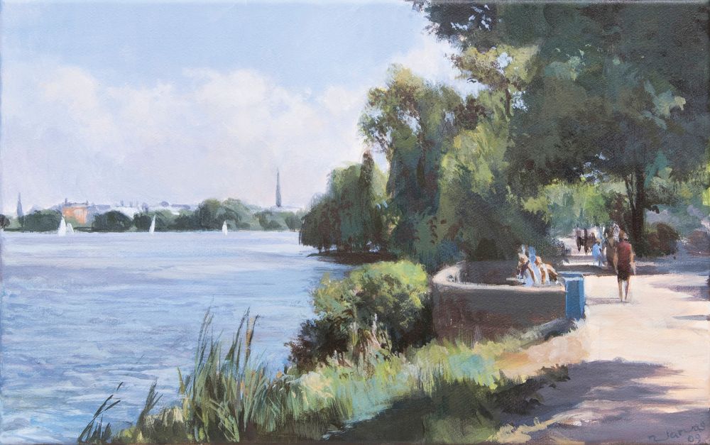 Nachmittag an der Außenalster