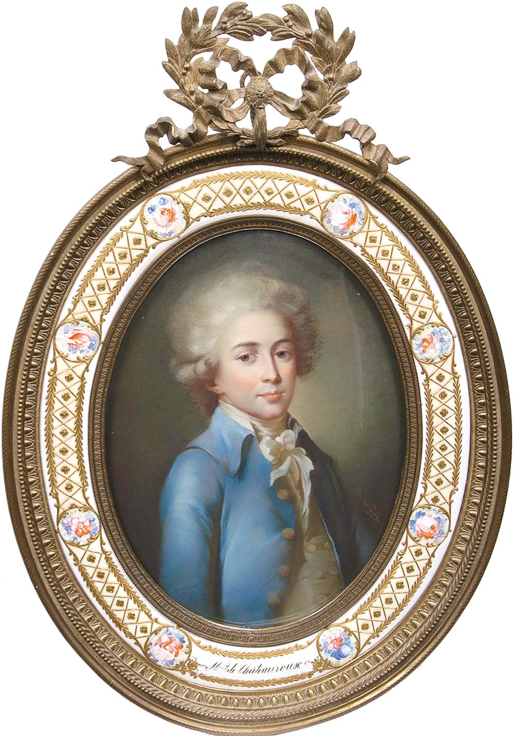 Paar Portraits 'Monsieur und Mademoiselle de Chateauroux'