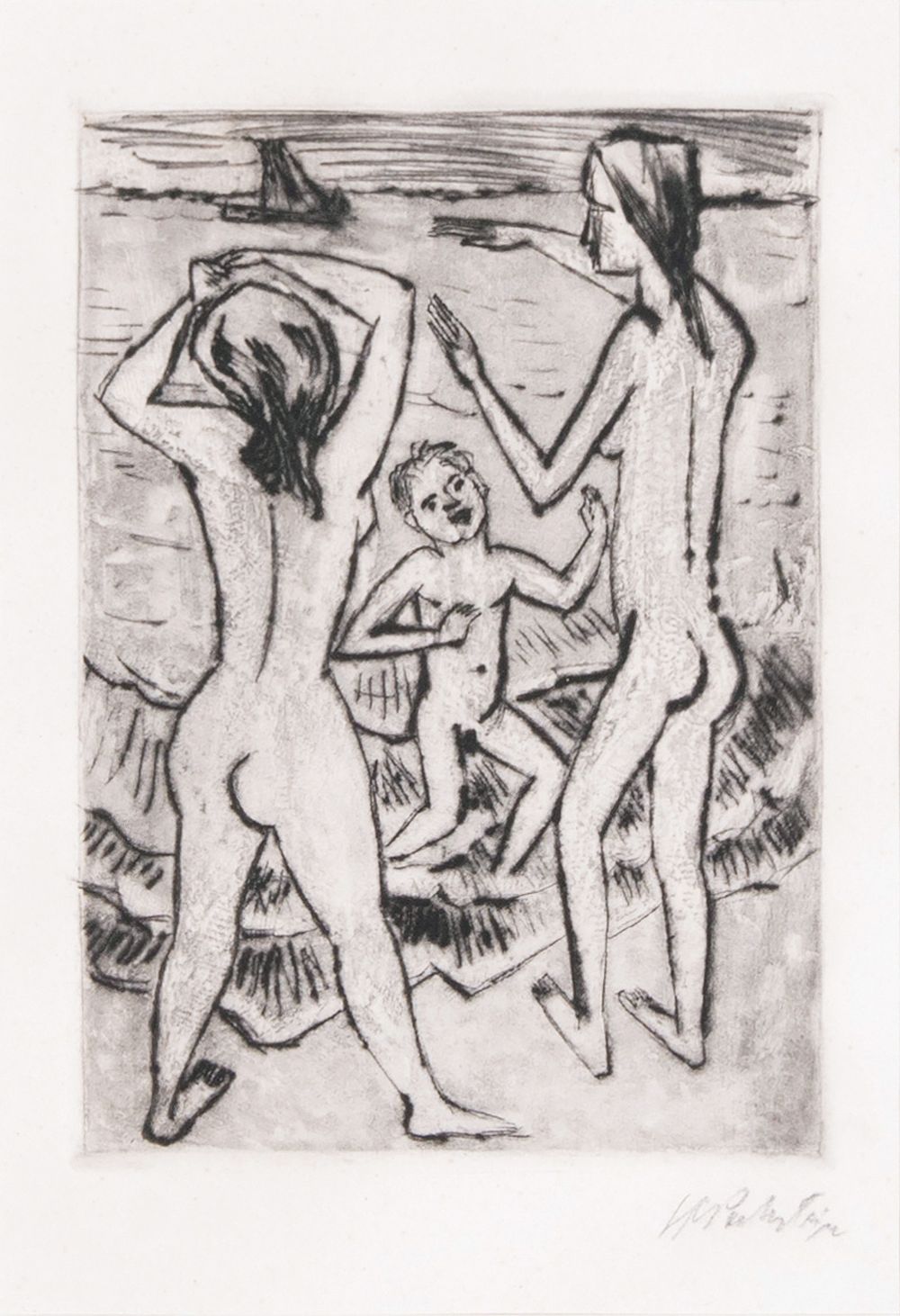Hermann Max Pechstein - Am Strand Am Strand