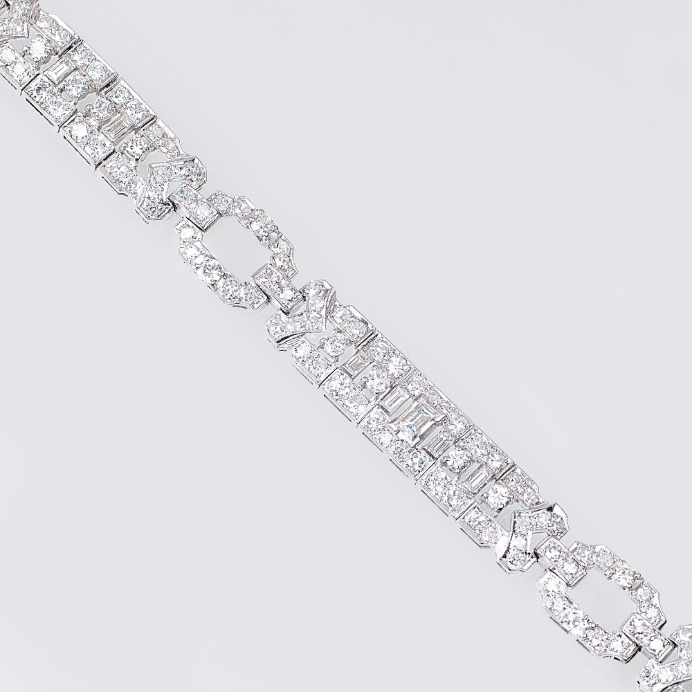 Art-déco Diamant-Armband - Bild 2