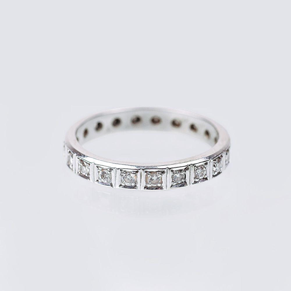 A Memory Diamond Ring