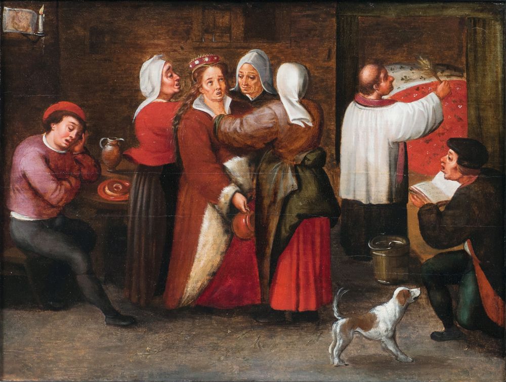 Marten van Cleve - Blessing of the Matrimonial Bed Blessing of the Matrimonial Bed