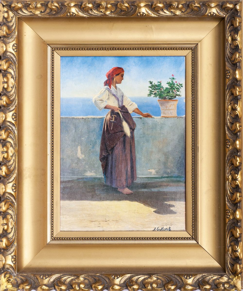 Woman on Capri - image 2