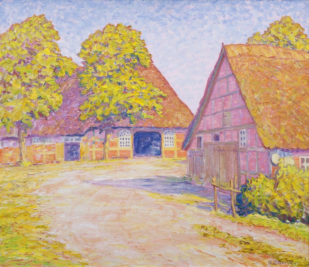 Heinrich Blunck-Heikendorf - Farm House Farm House