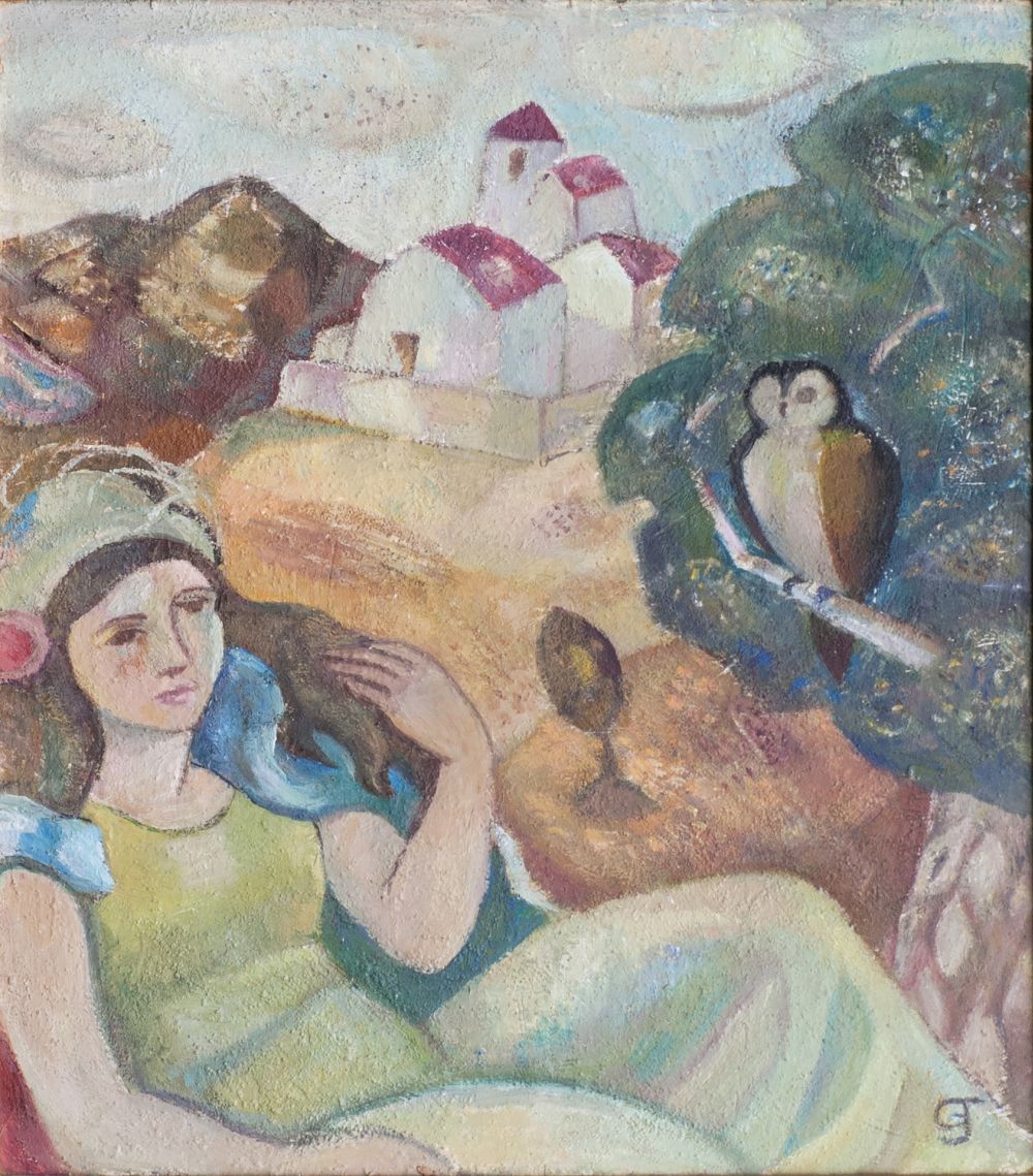 Woman with Owl