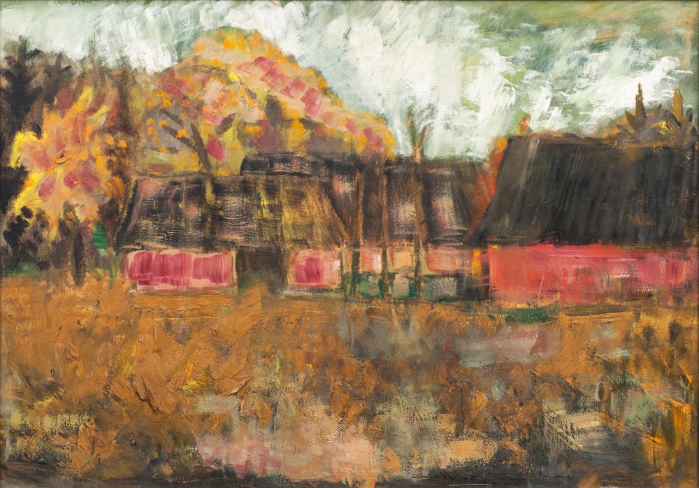 Farm Houses in Autumn