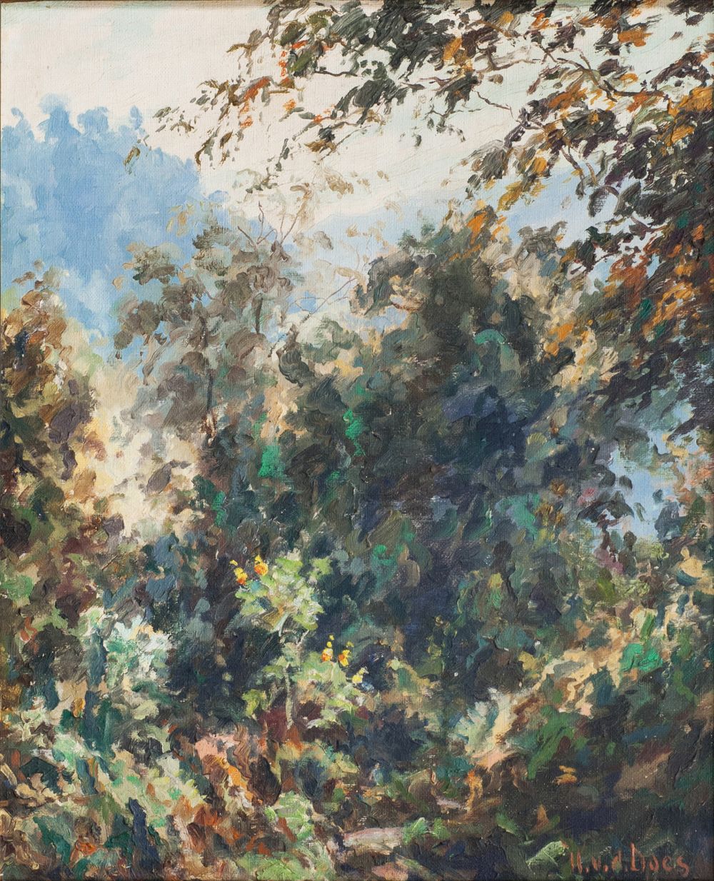 Willem Jan Pieter van der Does - Dschungel in Sumatra Dschungel in Sumatra