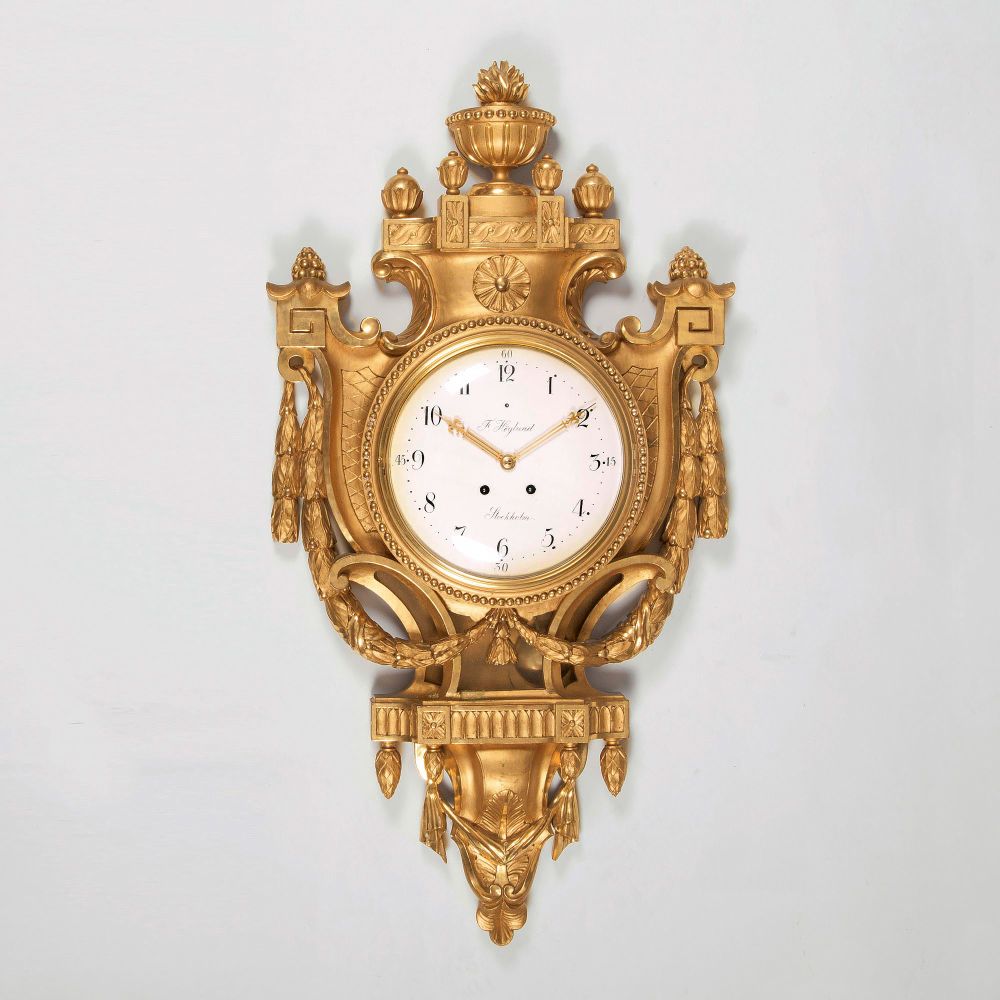 A large Swedish Cartel Clock