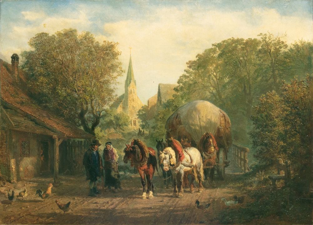 Hermann Kauffmann - Conversation at the Bridge Conversation at the Bridge