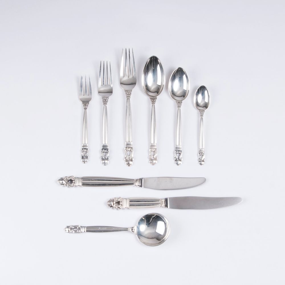 A Cutlery Set 'Acorn' for 6 Persons