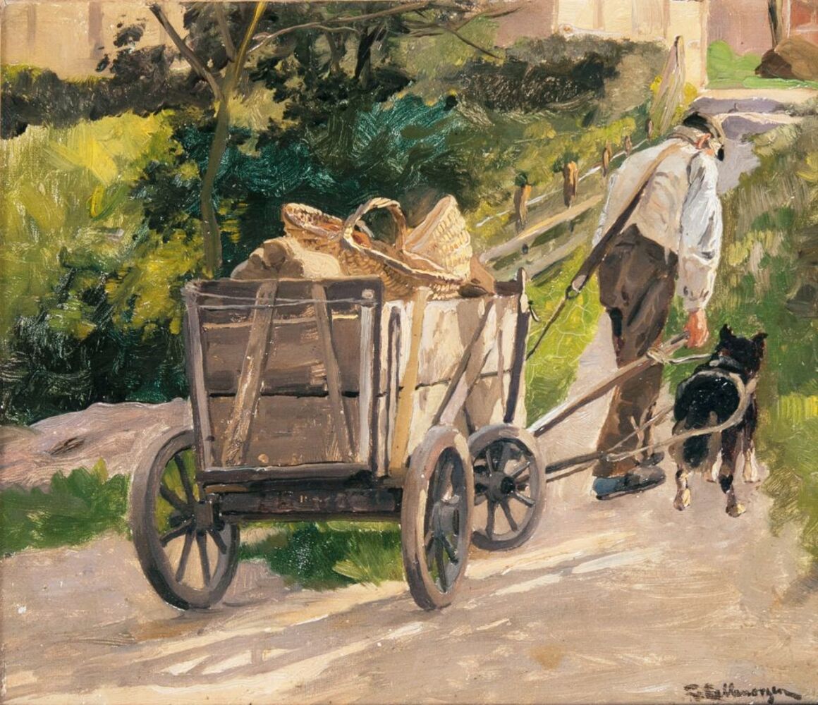 Friedrich Kallmorgen - The Basket Maker The Basket Maker