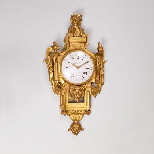 A large Louis-XVI-Cartel Clock