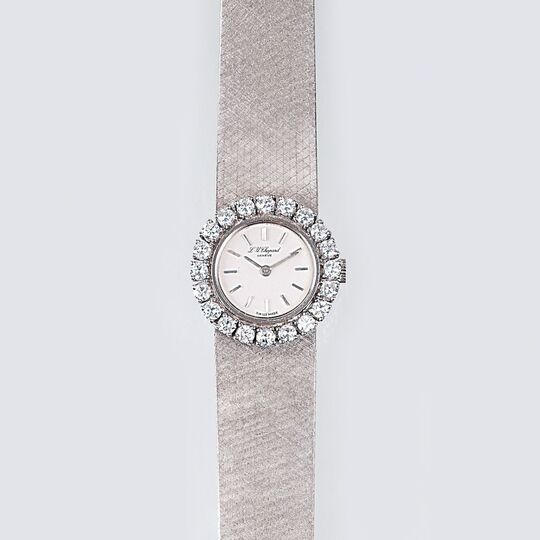 A Lady's Wristwatch L.U.C. with Diamonts