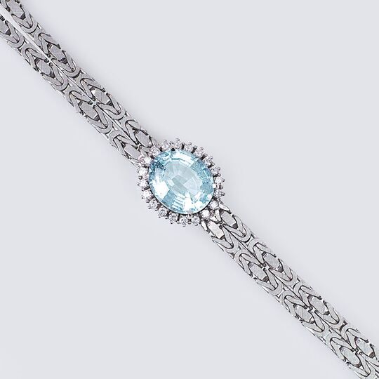 A Vintage Aquamarine Bracelet