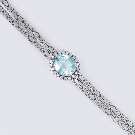 Vintage Aquamarin-Armband