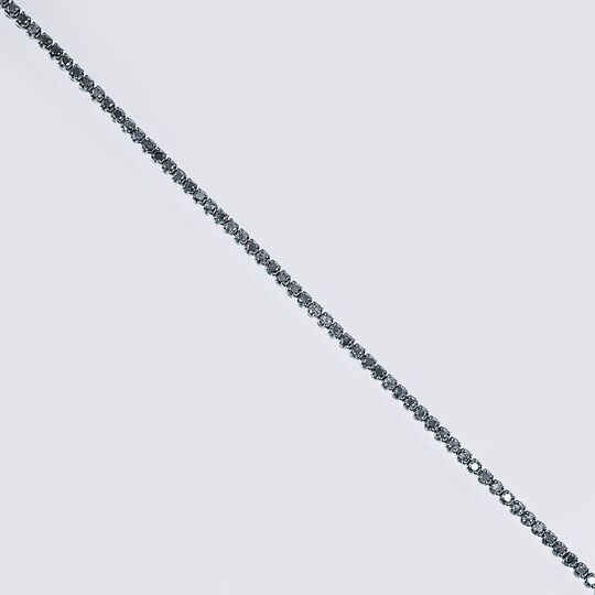 A Bracelet with Black Diamonds