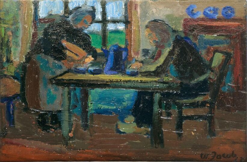 Couple at a Table