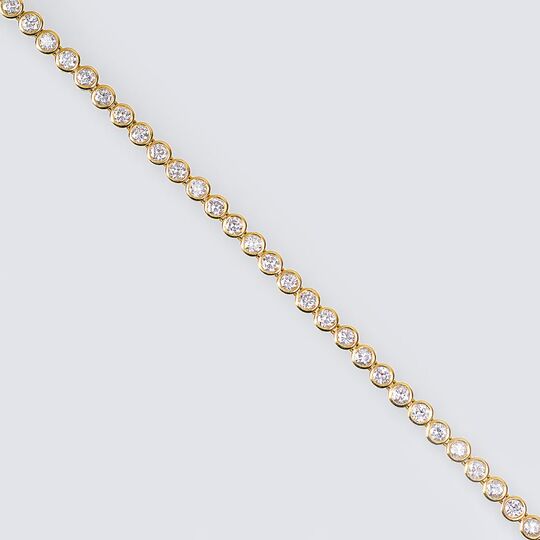 A Rare-White Diamond Bracelet