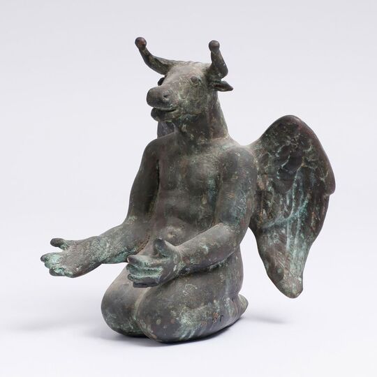 Kneeling Minotaur