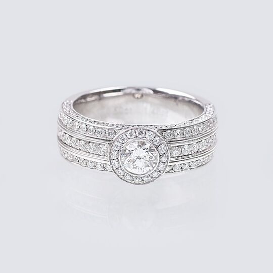 A Diamond Ring with Solitaire Diamond