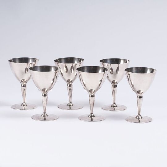 A Set of 6 modern Goblets