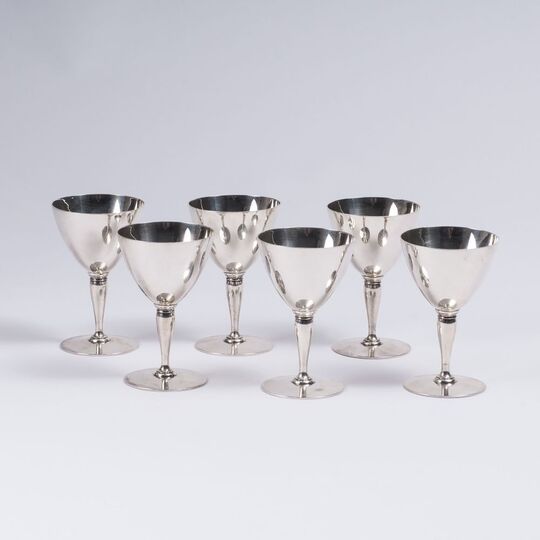 A Set of 6 modern Goblets