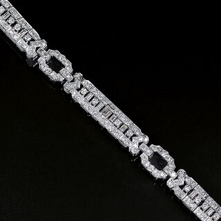 An Art-déco Diamond Bracelet