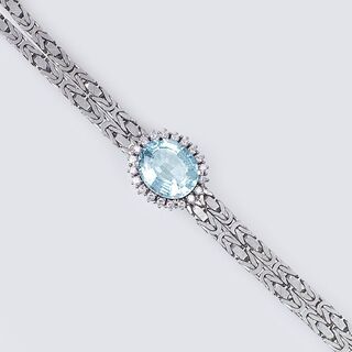 Vintage Aquamarin-Armband