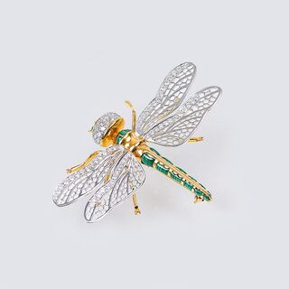 A Diamond Brooch 'Dragonfly'
