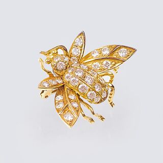 A petite Diamond Brooch 'Fly'