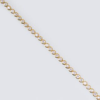 A Rare-White Diamond Bracelet