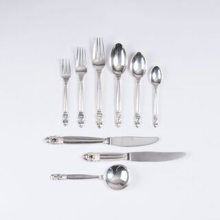 A Cutlery Set 'Acorn' for 6 Persons