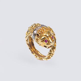 A Diamond Ring 'Lion'
