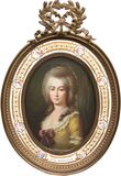 Paar Portraits 'Monsieur und Mademoiselle de Chateauroux' - Bild 2