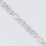 An Art-déco Diamond Bracelet - image 2