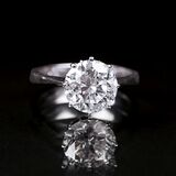 A Solitaire Diamond Ring - image 1