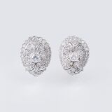 A Pair of Art-déco Diamond Earclips - image 2