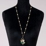 A Pendant 'Saint George with Dragon' on golden necklace - image 2