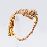 A Ruby Diamond Bracelet 'Panther' - image 1