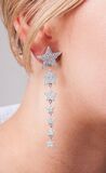 A Pair of Diamond Earrings 'Stars' - image 2