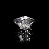 A Highcarat Solitaire Diamond Ring - image 1