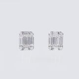 A Pair of Diamond Earstuds - image 1