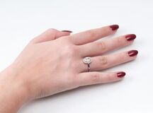 A Diamond Solitaire Ring - image 2