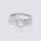 A Diamond Ring with Solitaire Diamond - image 1