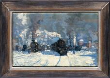 Locomotives in Snow - image 2