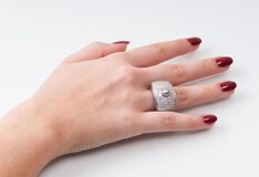 Diamant-Ring mit Perle - Bild 3