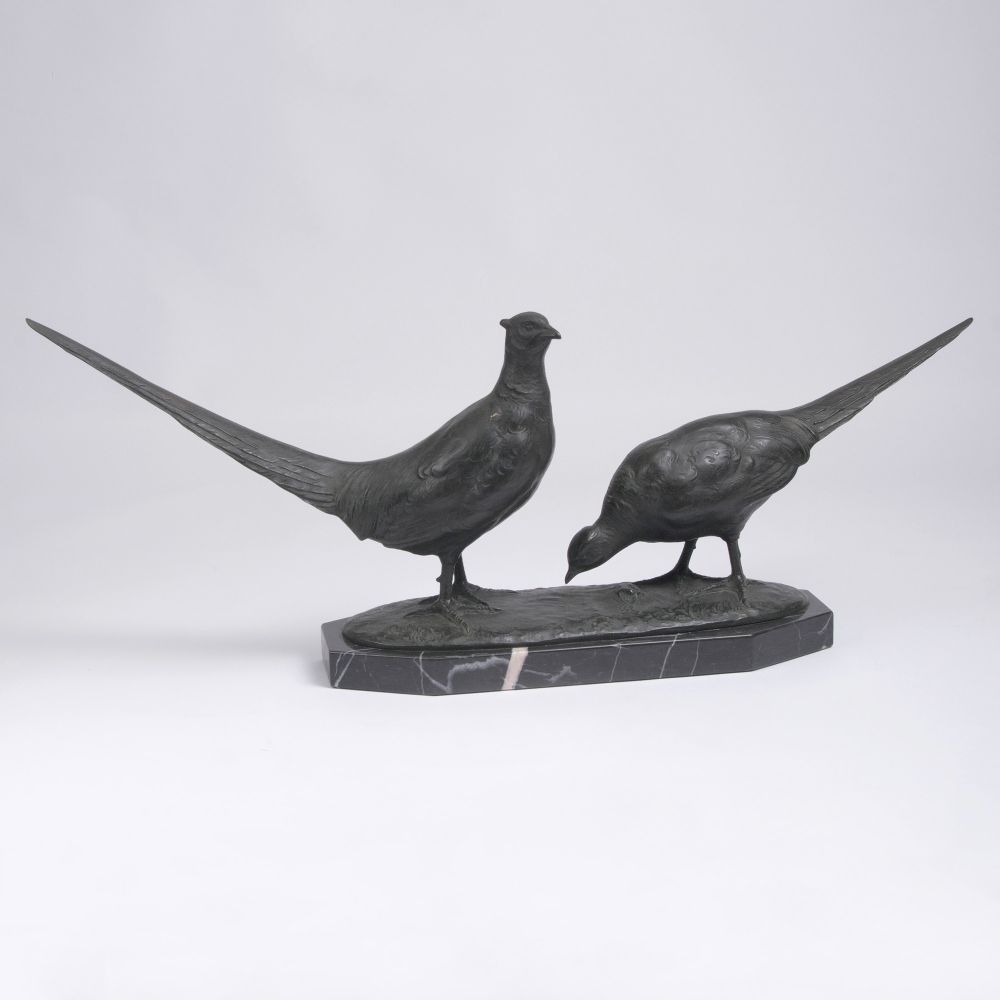 Otto Poertzel - Pheasant Couple Pheasant Couple