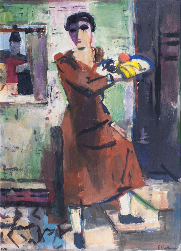 Woman with Fruit Bowl