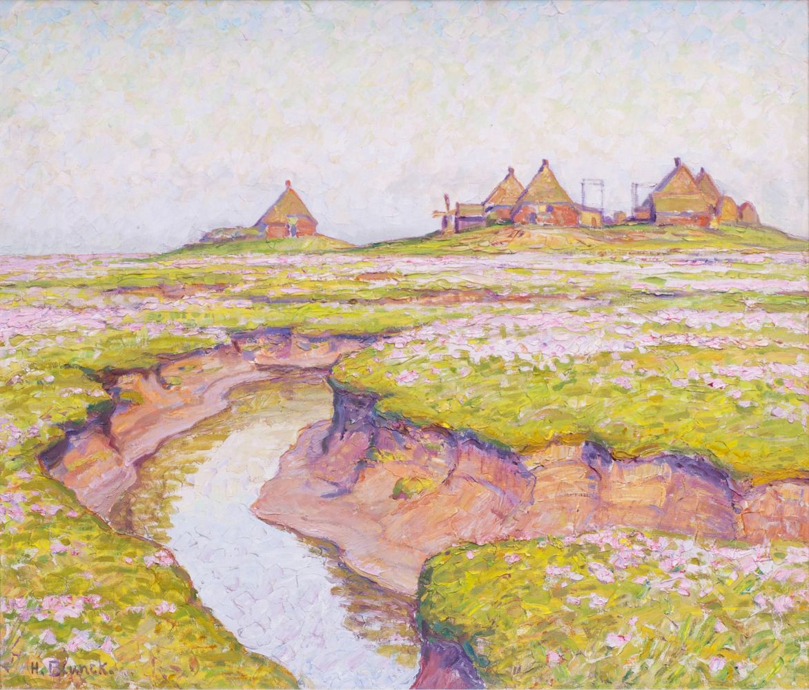 Heinrich Blunck-Heikendorf - Die Warften auf Gröde Die Warften auf Gröde