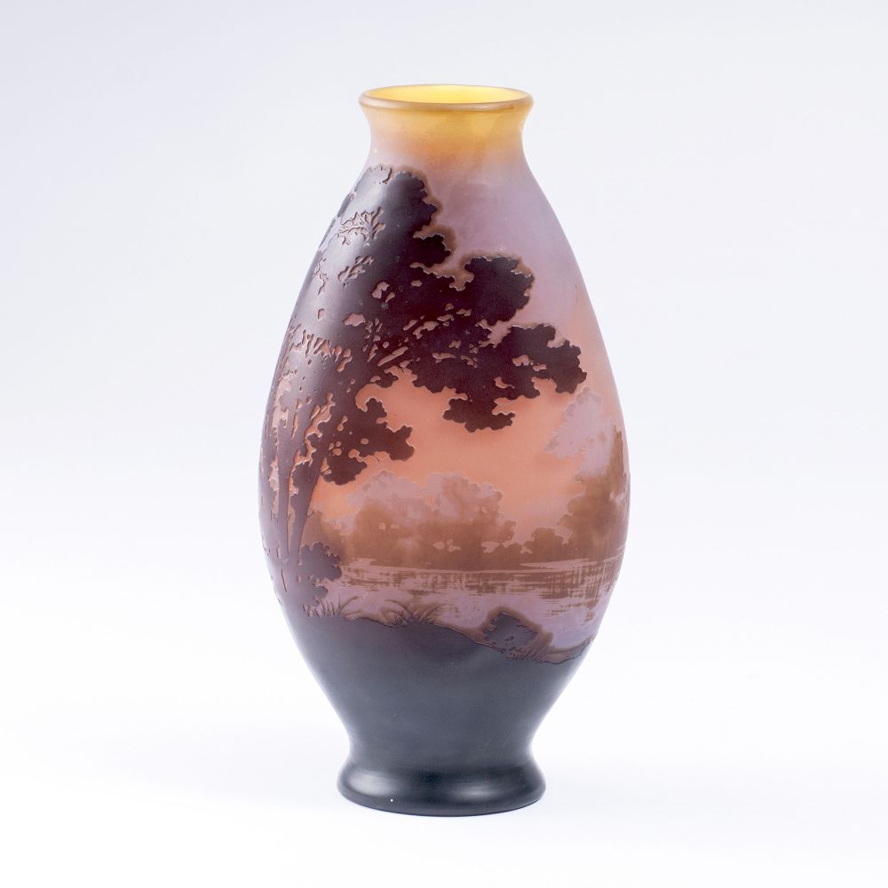 A Vase with Landscape Decor - image 1